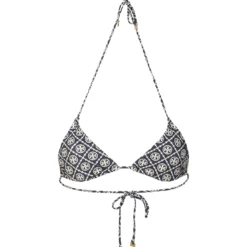 Tory Burch Monogram Print Bikini Top