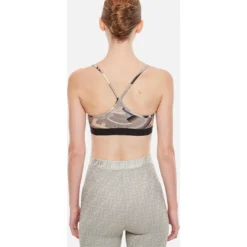 FENDI Memphis Bralette With Futuristic Print -ITALIST SHOP 013c4851b8ea7583fd9af7847b2b0d0d