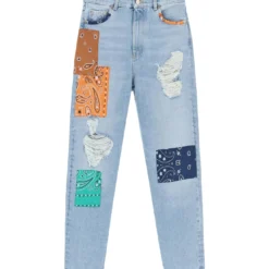 Alanui 'california' Patchwork Jeans
