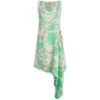 FENDI Flowing Sleeveless Midi Dress -ITALIST SHOP 020622ac167f1c901e609a0a0557f5bf