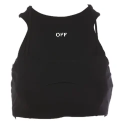 Off-White Logo Laceup Harness Bra