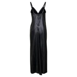 Maison Margiela Black Poly Ruched Midi Dress In Polyester Woman -ITALIST SHOP 0448e06ea9267cebeb0bd214b47c30d1