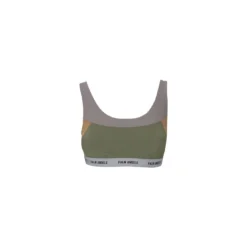 Palm Angels Logo Taped Panelled Sports Bra