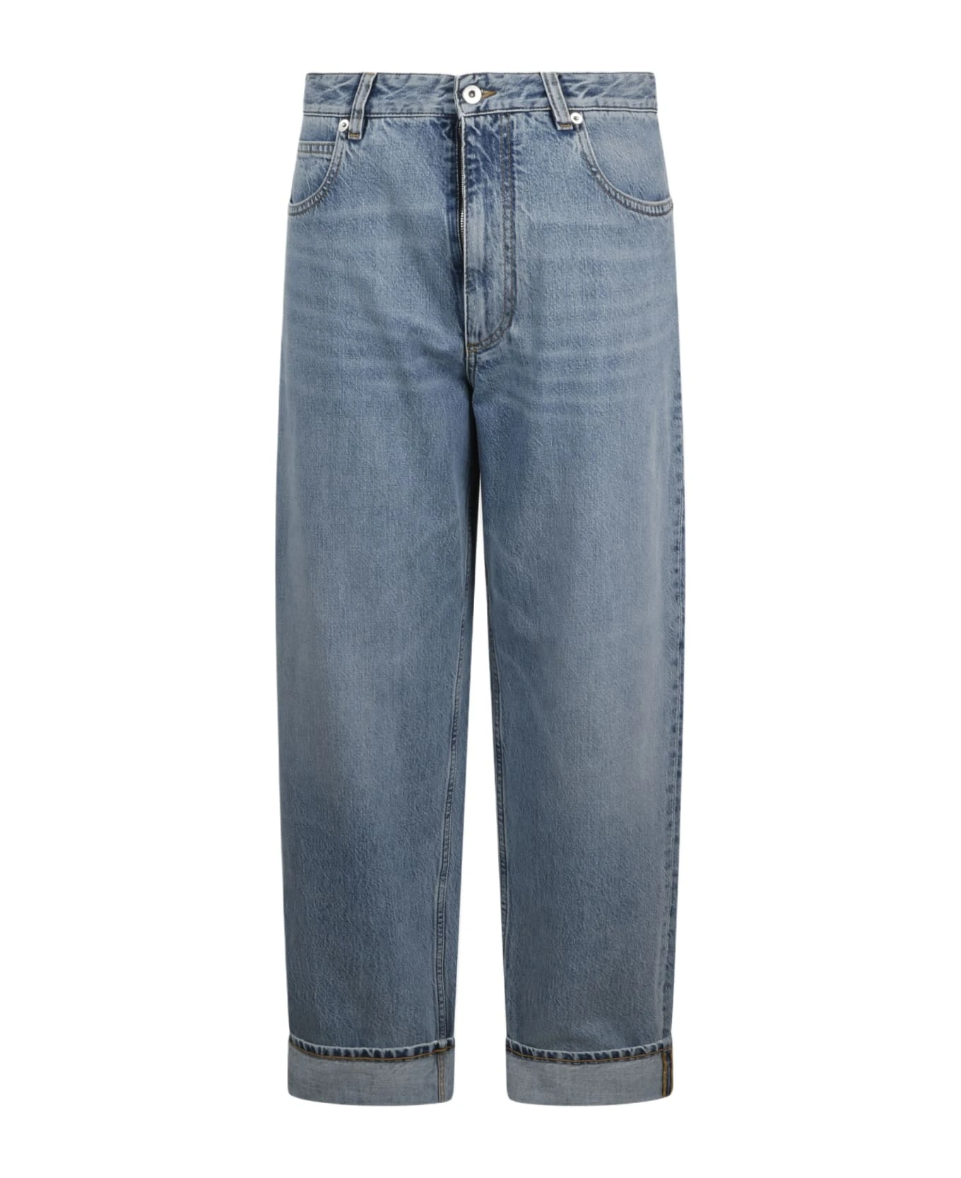 Bottega Veneta Turned Up Denim Pant 3 Bottega Veneta Turned Up Denim Pant