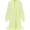 Lanvin Short Ruffled Dress In Charmeuse -ITALIST SHOP 09d0e5df8e5f59a692f4343a4422177f