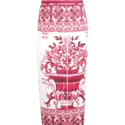 Dolce & Gabbana Monogram Printed Skirt