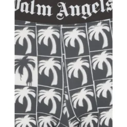 Palm Angels Short Leggings With Palm Logo -ITALIST SHOP 0b7561437b091fb95471f15179138a23