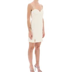 Mini Bustier Dress In Jacquard Fabric -ITALIST SHOP 0ba760eba5243427c3444785df7cd734
