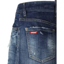 DSQUARED2 Distressed Logo Patch Jeans -ITALIST SHOP 0bf11fb4efca65b9fc9485ec85e0c99c