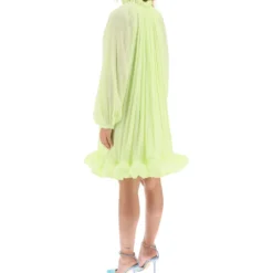 Lanvin Short Ruffled Dress In Charmeuse 8 Lanvin Short Ruffled Dress In Charmeuse -ITALIST SHOP 0f3cf50221c75ba94c3612f6c4a5007c