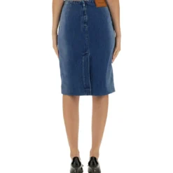 Versace Cotton Denim Skirt -ITALIST SHOP 0fac43551ce5cabe92861f06151e5e2b