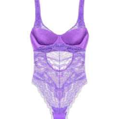 Versace Satin And Lace Bodysuit