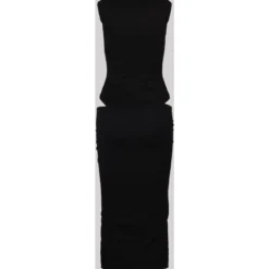 The Attico Asymmetric Cut-out Jersey Dress -ITALIST SHOP 128c3ef430e95bd99df21d0bedabb598