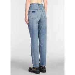 Ganni Swigy Jeans In Blue Cotton -ITALIST SHOP 1345c88b253715f48f37a392f61fd254