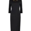 Dolce & Gabbana Virgin Wool Midi Dress
