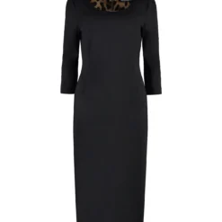 Dolce & Gabbana Virgin Wool Midi Dress