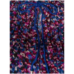 Multicolored Maxi Tie-neck Dress With Graphic Print All-over In Viscose Woman -ITALIST SHOP 17c7a38188a8b2a33b3c734f1c4344a8