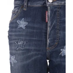 DSQUARED2 Medium Stars Wash Boston Jeans -ITALIST SHOP 1c93b11afc275335b0c01fa3aa29ba5f