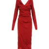 Dolce & Gabbana Draped Dress In Satin -ITALIST SHOP 1ceba837ef8db652dcfe8e67eab0433f