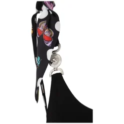 Versace Knit Dress Polka Dots Silk Twill Inserts Serie -ITALIST SHOP 1dcfca894ac12b054f63cec7d1b838a9