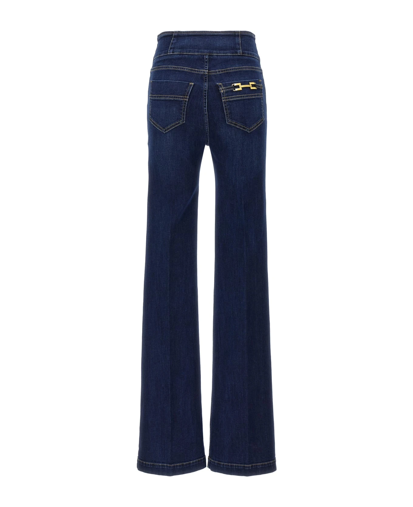 Logo Button Jeans Elisabetta Franchi 4 Logo Button Jeans Elisabetta Franchi - Image 2