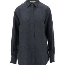 Golden Goose Viscose Shirt With All-over Embroidery