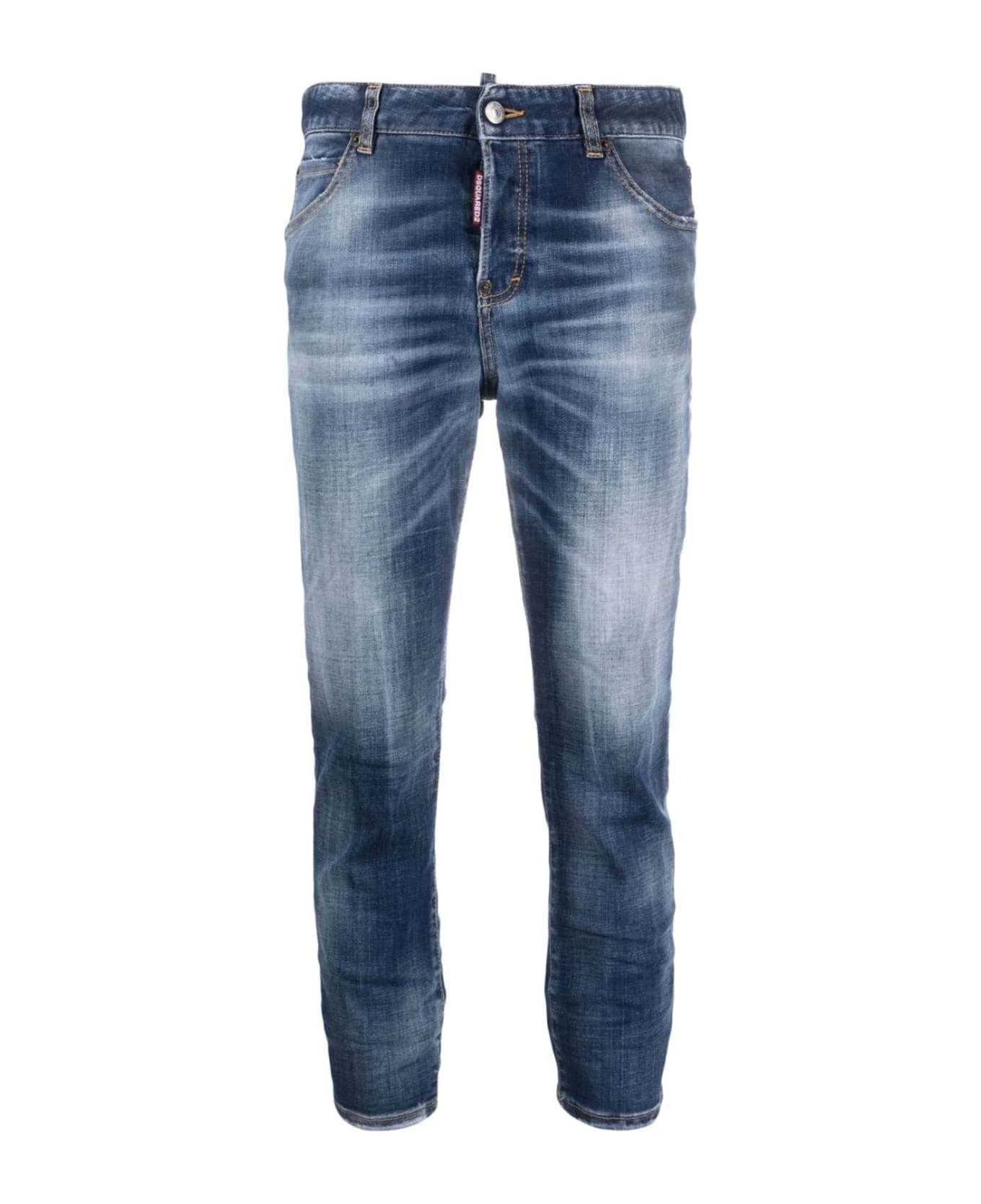 DSQUARED2 Blue Stretch-cotton Denim Jeans 2 DSQUARED2 Blue Stretch-cotton Denim Jeans