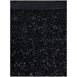 Versace Black Lurex Top With Matching Web Detail In Wool Blend Woman -ITALIST SHOP 23b07e914dc20186e713b6851c90d628