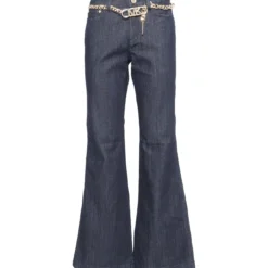 Michael Kors Stretch Belted Flared Jeans