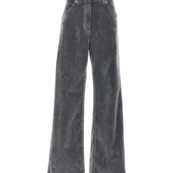 MSGM Flocked Jeans