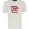 Dolce & Gabbana Cotton Jersey T-shirt With Dg Logo Patch -ITALIST SHOP 27ed862e69d17b72a19339d33a93a54d