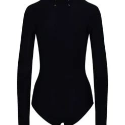 Maison Margiela Black Polyester Blend Bodysuit -ITALIST SHOP 28c0857c83a6cacaecb741632924bbce