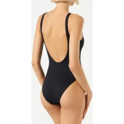 MC2 Saint Barth Woman One Piece Swimsuit With Bride Girl Rhinestone Embroidery -ITALIST SHOP 2920718f0eace0f7937a9be093066bc4