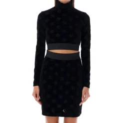 Dolce & Gabbana High-neck Top Logo