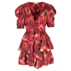 ULLA JOHNSON "zita" Silk Mini Dress