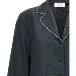 Off-White 'off Jacquard Pajama' Shirt -ITALIST SHOP 2c61f98b6704113d273da947ba41f963