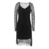 Max Mara Vezzo Short Embroidered Mesh Dress With Crystal -ITALIST SHOP 3368ebb04c6aa9347761196c03616f7b