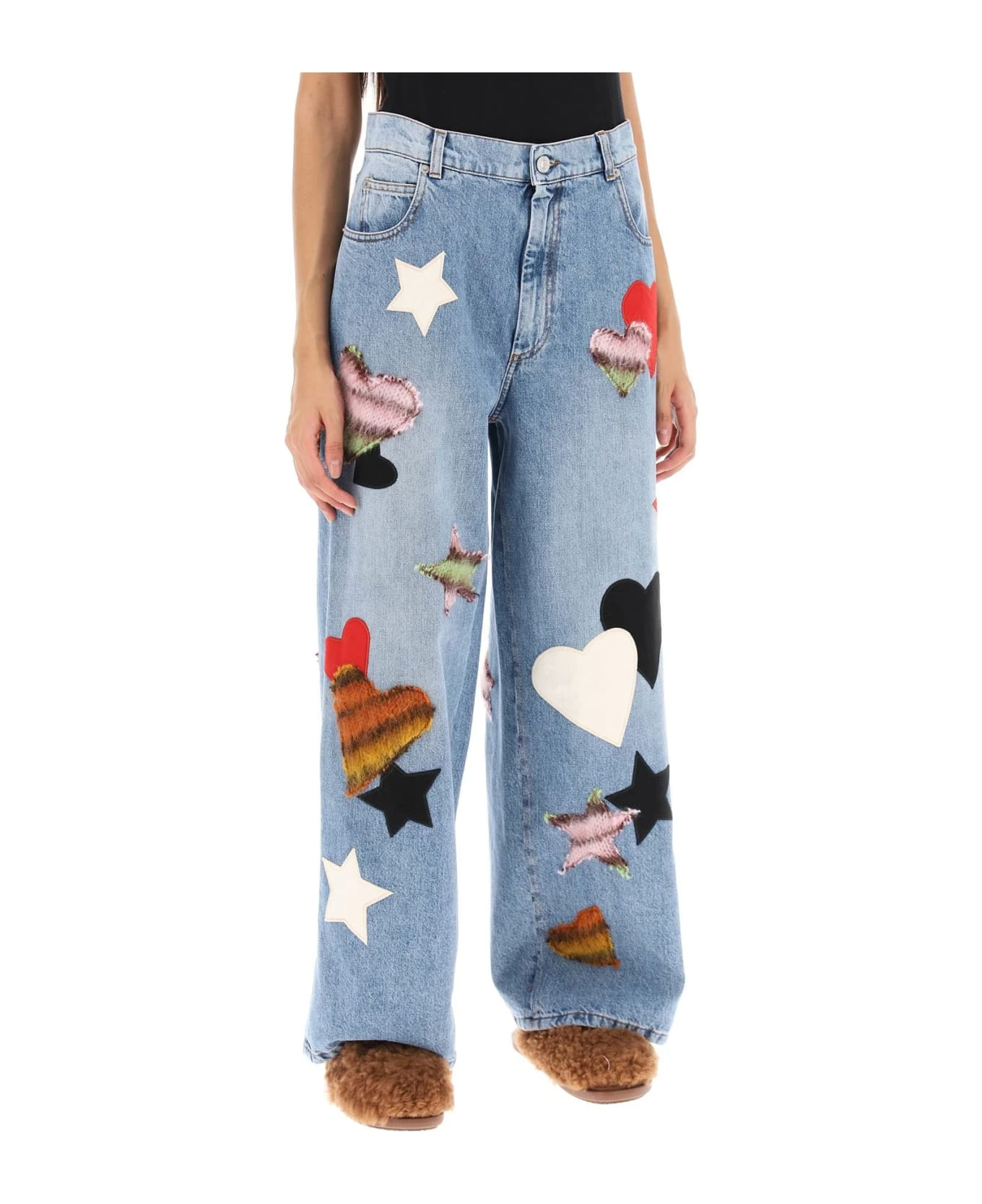 Marni Relaxed Fit Jeans With Patches 4 Marni Relaxed Fit Jeans With Patches - Image 2