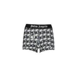 Palm Angels Short Leggings With Palm Logo