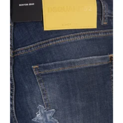 DSQUARED2 Medium Stars Wash Boston Jeans -ITALIST SHOP 37ad0183a5525e923b0d25e9ffe89a00