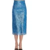 Dolce & Gabbana Laminated Lace Skirt -ITALIST SHOP 3b6bf8f5088fbe54a3a9b3a978e4be8b