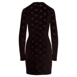 Dolce & Gabbana Dg Velvet Lon G Sleeves Dress -ITALIST SHOP 3dc9056dc393fbfdb946b21593f4ee7c
