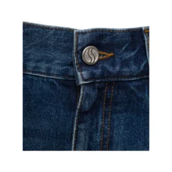 STELLA MCCARTNEY Blue Flare Cargo Jeans With Logo Patch In Cotton Denim Woman -ITALIST SHOP 410a8a87c660fa1d5890ca2ca85a95c3