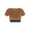 Dolce & Gabbana Flocked Jersey Cropped Top -ITALIST SHOP 43adc59fa863218ee922bda219d8ddd0