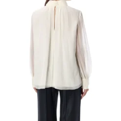 Chloé Blouse High Neck -ITALIST SHOP 449395af0be3bf21029d75802ff49a0f