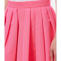 Alexander McQueen Polyfaille Pleated Midi Skirt -ITALIST SHOP 456ffc6207e8341361390cfdd5c3715d