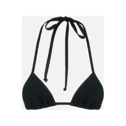 MC2 Saint Barth Woman Black Crinkle Triangle Top Swimsuit -ITALIST SHOP 45d1767d9ccecbf9331e12eb4d0cdd57