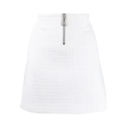 Bottega Veneta Contrast Stitching Mini Skirt