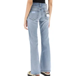 Ganni 'iry' Jeans With Light Wash -ITALIST SHOP 471655b47b67ca3a1a19cc28ff8c871a
