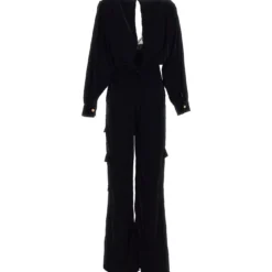 Elisabetta Franchi Embellished Layered V-neck Velvet Jumpsuit -ITALIST SHOP 48b6e30ca62af8e5d517afec36950582